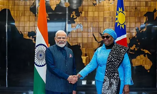 नामीबिया में स्वदेशी डिजिटल भुगतान प्रणाली, UPI साल के अंत तक शुरू होगी: PM Modi नामीबिया में स्वदेशी डिजिटल भुगतान प्रणाली, UPI साल के अंत तक शुरू होगी: PM Modi
