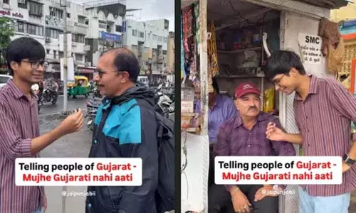 भाषा विवाद पर गुजरात की प्रतिक्रिया वायरल, हिंदी सपोर्ट में बना ट्रेंड