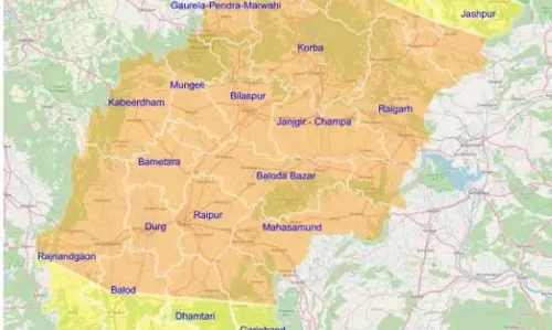 2 घंटे धूप निकलने के बाद रायपुर में हुई तेज बारिश