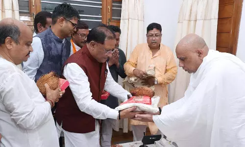 अघोर गुरुपीठ में CM विष्णुदेव साय ने गुरु दर्शन किए