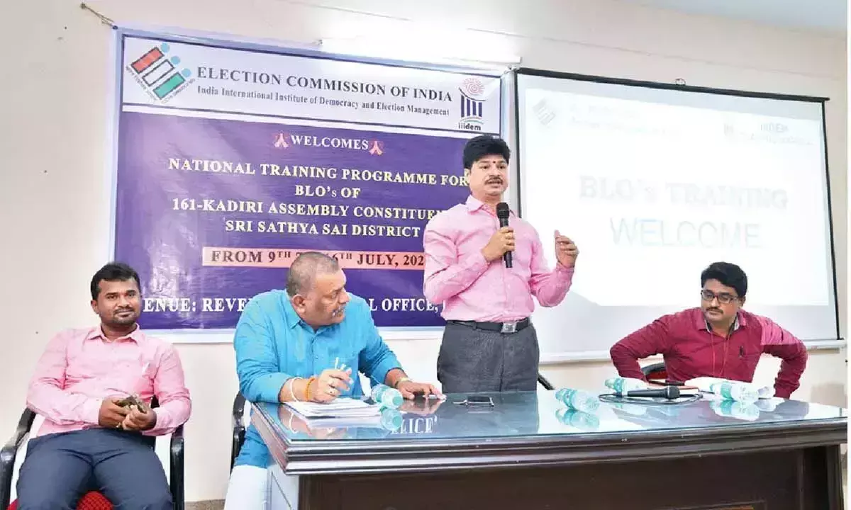 BLO के लिए राष्ट्रीय स्तर का प्रशिक्षण शुरू
