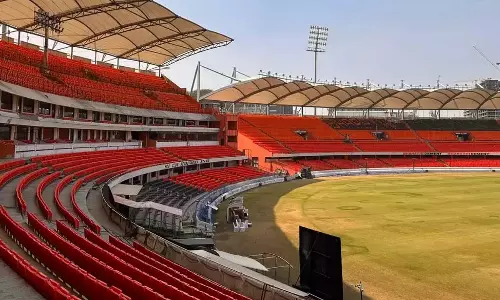 Telangana: बिल्डर ने उप्पल क्रिकेट स्टेडियम के पाँच गेट बनाए