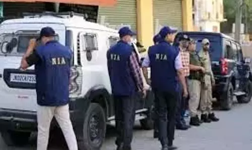 NIA ने महबूबाबाद में संदिग्ध के घर पर छापा मारा