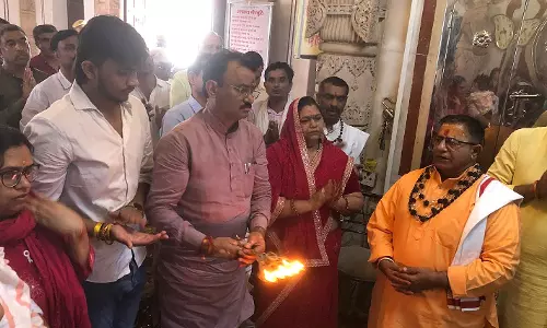 Jaipur: उप मुख्यमंत्री डॉ. प्रेमचंद बैरवा ने किए मां त्रिपुरा सुंदरी के दर्शन