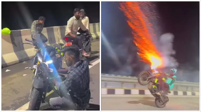 Hyderabad के बाइकर्स ने स्टंट को सही तरीके से करने के रोमांच के बारे में बात की Hyderabad के बाइकर्स ने स्टंट को सही तरीके से करने के रोमांच के बारे में बात की