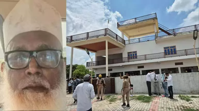 UP में छांगुर बाबा की हवेली ढहाई गई UP में छांगुर बाबा की हवेली ढहाई गई