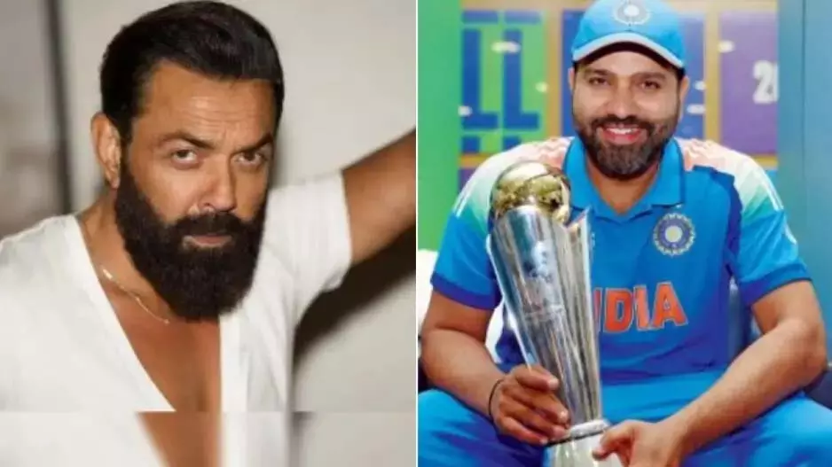 बॉबी देओल और रोहित शर्मा की सेल्फी ने इंटरनेट पर मचाया धमाल बॉबी देओल और रोहित शर्मा की सेल्फी ने इंटरनेट पर मचाया धमाल