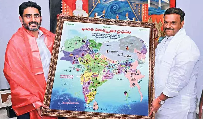 मानचित्र में Telangana को शामिल न करने से राजनीतिक तूफान खड़ा हो गया मानचित्र में Telangana को शामिल न करने से राजनीतिक तूफान खड़ा हो गया