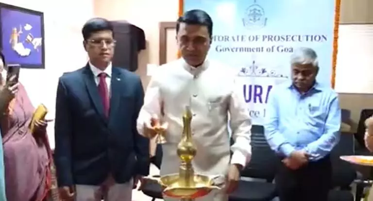Goa के मुख्यमंत्री प्रमोद सावंत ने नए अभियोजन निदेशालय कार्यालय का उद्घाटन किया Goa के मुख्यमंत्री प्रमोद सावंत ने नए अभियोजन निदेशालय कार्यालय का उद्घाटन किया