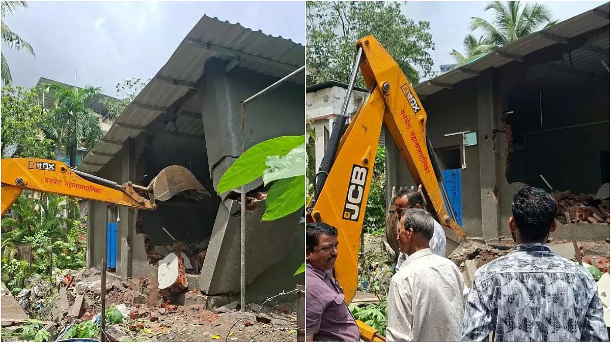 पनवेल में बड़ी कार्रवाई, बावन बांग्ला क्षेत्र के अवैध ढांचे ध्वस्त पनवेल में बड़ी कार्रवाई, बावन बांग्ला क्षेत्र के अवैध ढांचे ध्वस्त