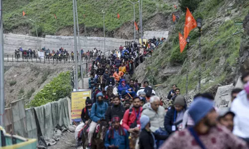 अमरनाथ यात्रा: आठ दिनों में 1.45 लाख से अधिक श्रद्धालुओं ने किए दर्शन