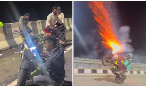 Hyderabad के बाइकर्स ने स्टंट को सही तरीके से करने के रोमांच के बारे में बात की