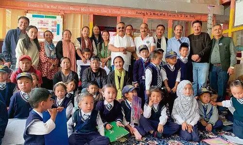 Ladakh Edu Team से सीखकर नवीन प्रथाओं की खोज की गई