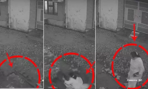 Nabha में महिला खुले नाले में गिरी, बाल-बाल बची Nabha में महिला खुले नाले में गिरी, बाल-बाल बची