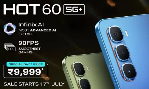 Infinix Hot 60 5G+ लॉन्च, कस्टम AI बटन और 5G सपोर्ट के साथ Infinix Hot 60 5G+ लॉन्च, कस्टम AI बटन और 5G सपोर्ट के साथ