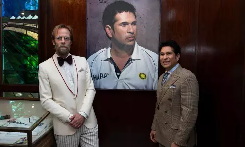 Lords MCC संग्रहालय में सचिन तेंदुलकर के चित्र का अनावरण