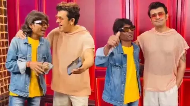 Sonu Nigam : वायरल कलाकार राजू से मुलाकात ने मचाया इंटरनेट पर धमाल Sonu Nigam : वायरल कलाकार राजू से मुलाकात ने मचाया इंटरनेट पर धमाल