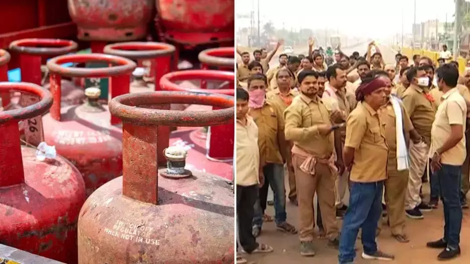 ईंधन संकट के बीच एलपीजी की कमी से भुवनेश्वर में हड़कंप ईंधन संकट के बीच एलपीजी की कमी से भुवनेश्वर में हड़कंप