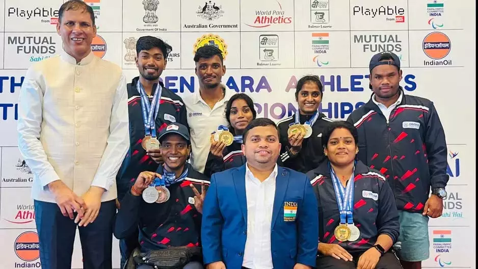 ओडिशा ने इंडियन ओपन पैरा एथलेटिक्स में जीते 11 पदक, 4 स्वर्ण शामिल ओडिशा ने इंडियन ओपन पैरा एथलेटिक्स में जीते 11 पदक, 4 स्वर्ण शामिल