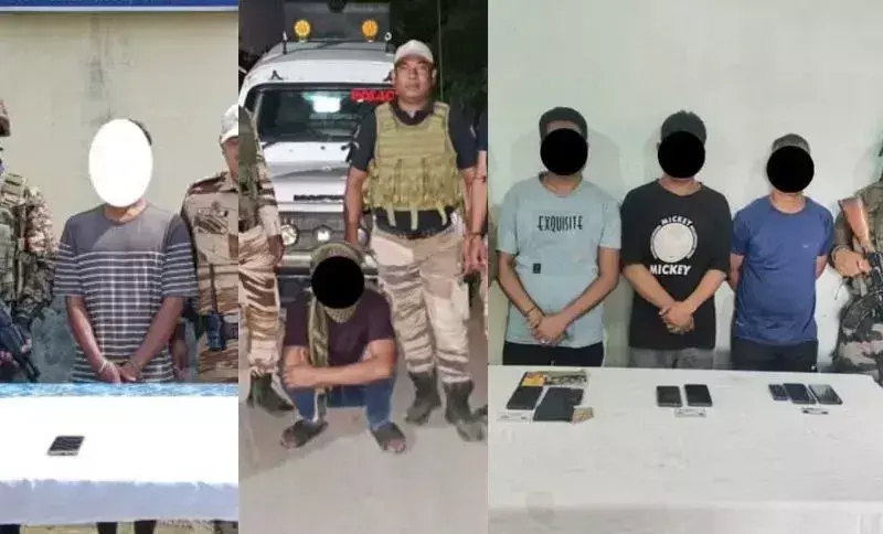 Manipur में केसीपी के छह उग्रवादी गिरफ्तार