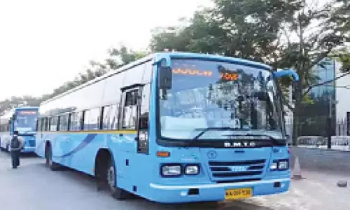 BMTC ने सुरक्षा और पर्यावरण अनुकूल उन्नयन के साथ 148 गैर-एसी ई-बसें शुरू की BMTC ने सुरक्षा और पर्यावरण अनुकूल उन्नयन के साथ 148 गैर-एसी ई-बसें शुरू की