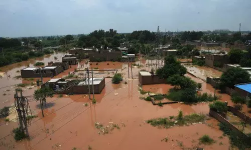 Bathinda में नहर टूटने से 100 फुट गहरे मकान जलमग्न