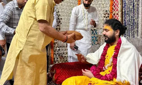 Jaipur: विधानसभा अध्यक्ष ने पीठाधीश्वर श्यामशरण देवाचार्य श्रीजी का किया अभिनन्दन Jaipur: विधानसभा अध्यक्ष ने पीठाधीश्वर श्यामशरण देवाचार्य श्रीजी का किया अभिनन्दन