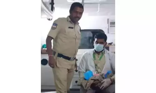Ramanthpur में मुसी नदी में नवजात शिशु लावारिस मिला