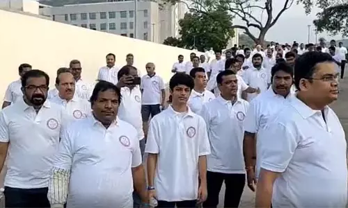 Andhra : मंगलागिरी एम्स अस्पताल में 2K दौड़