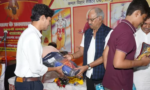 सांसद बृजमोहन अग्रवाल ने प्रतिभावान सम्मान समारोह में मेधावी छात्र-छात्राओं को किया सम्मानित