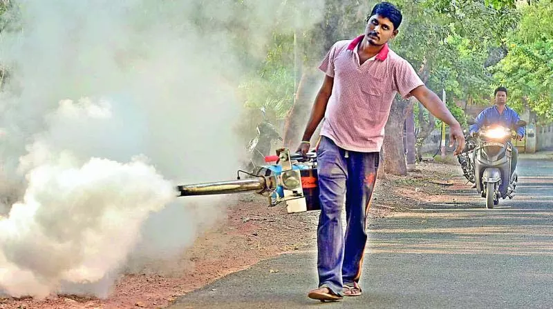 GHMC ने मूसी के किनारे लार्वा-रोधी अभियान तेज किया GHMC ने मूसी के किनारे लार्वा-रोधी अभियान तेज किया