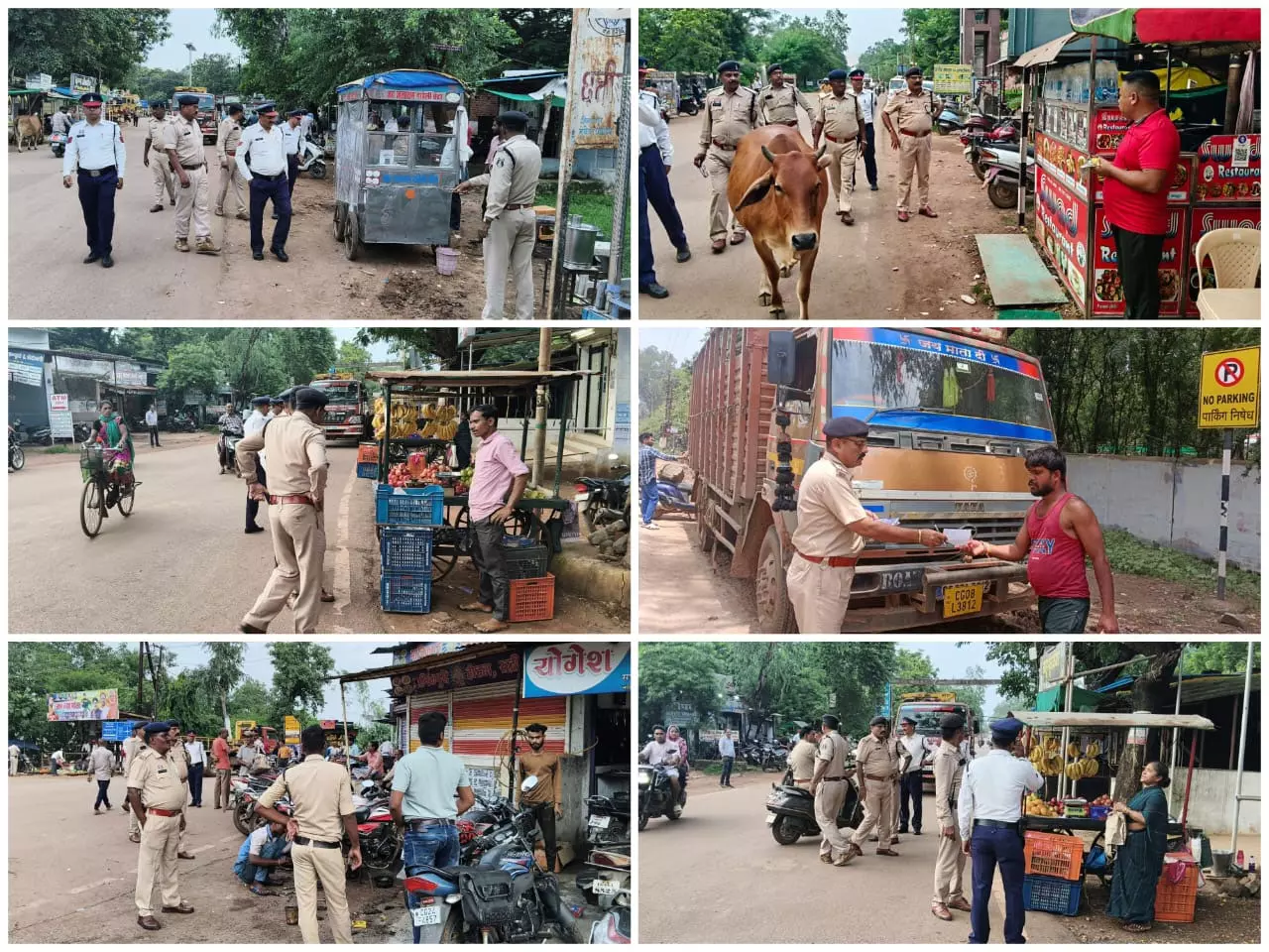 नो पार्किंग में खड़े 9 वाहनों पर धमतरी पुलिस ने की चलानी कार्रवाई नो पार्किंग में खड़े 9 वाहनों पर धमतरी पुलिस ने की चलानी कार्रवाई