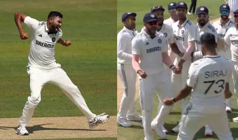 सिराज इंग्लैंड के बल्लेबाजों को थर्रा रहे सिराज इंग्लैंड के बल्लेबाजों को थर्रा रहे