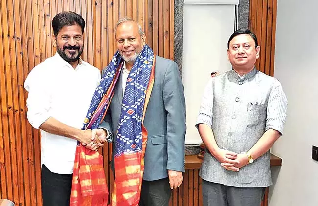 CM Revanth Reddy : जीडीपी में दस प्रतिशत हिस्सेदारी का लक्ष्य CM Revanth Reddy : जीडीपी में दस प्रतिशत हिस्सेदारी का लक्ष्य