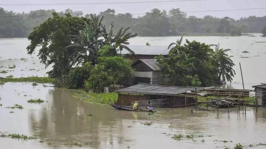 Assam and Bihar में भीषण बाढ़ का खतरा, केंद्रीय जल आयोग Assam and Bihar में भीषण बाढ़ का खतरा, केंद्रीय जल आयोग