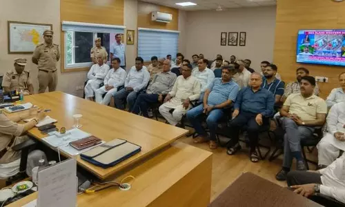 गोहाना DCP  ने व्यापारियों से मुलाकात कर कानून व्यवस्था पर चर्चा की