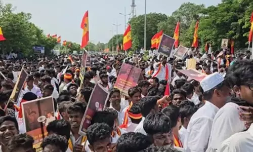 चेन्नई में टीवीके का विशाल प्रदर्शन, अजित कुमार के लिए न्याय की मांग