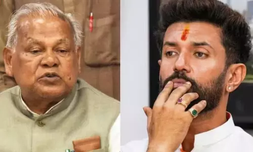 Bihar में अपराध पर चिराग की आलोचना पर मांझी का पलटवार, कही तीखी बातें Bihar में अपराध पर चिराग की आलोचना पर मांझी का पलटवार, कही तीखी बातें
