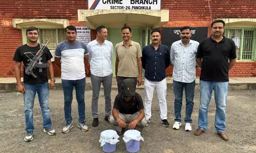 Panchkula में अवैध हथियारों के साथ किशोर गिरफ्तार