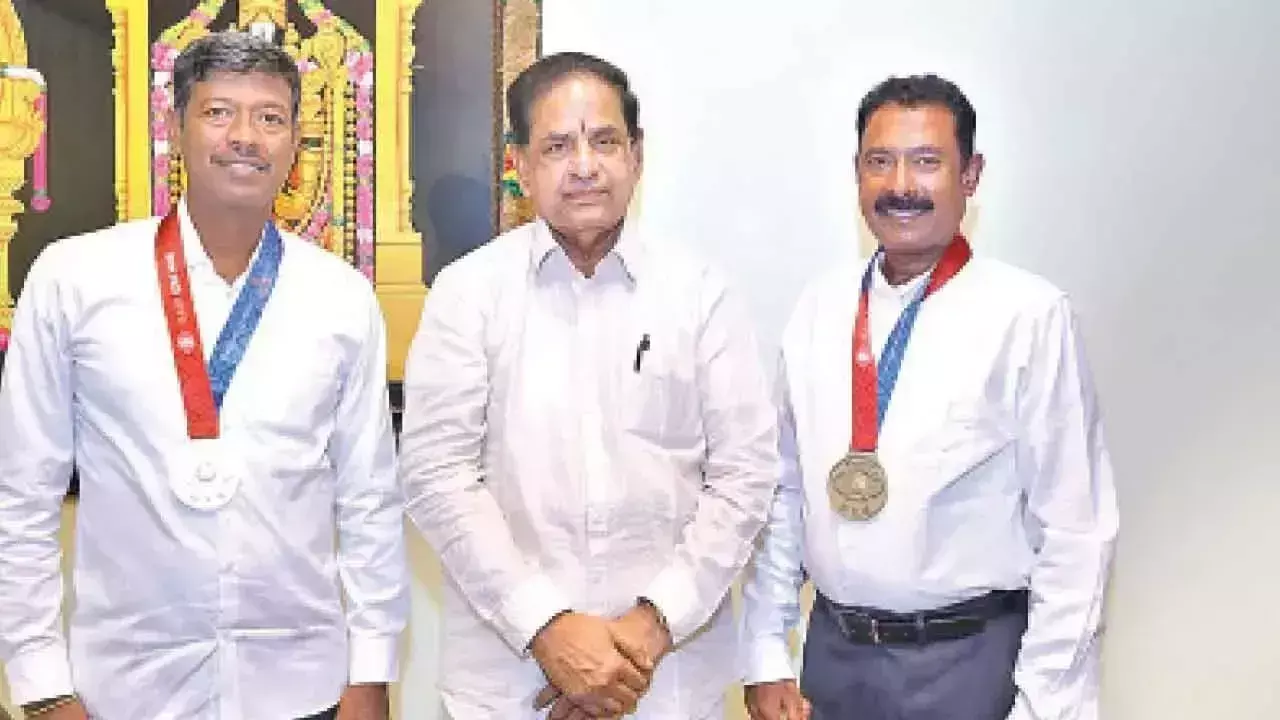 विश्व पुलिस खेल: TTD प्रमुख ने पदक जीतने पर वीजीओ की सराहना की विश्व पुलिस खेल: TTD प्रमुख ने पदक जीतने पर वीजीओ की सराहना की