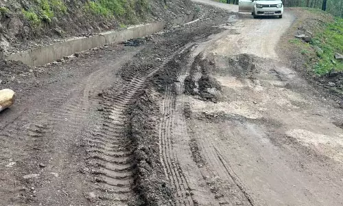 घटिया काम के बावजूद Kasauli road का आज होगा दोबारा उद्घाटन