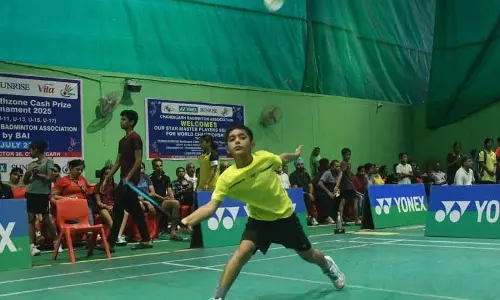 Chandigarh में बैडमिंटन प्रतियोगिता के अगले दौर में पहुंची सीरत