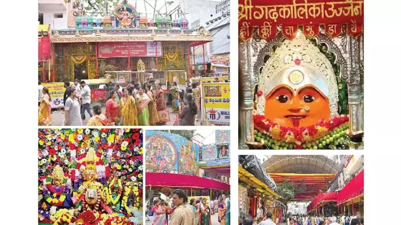 Telangana: लश्कर बोनालु के लिए सजाया गया महाकाली मंदिर Telangana: लश्कर बोनालु के लिए सजाया गया महाकाली मंदिर