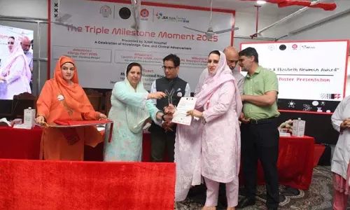 सकीना ने JLNM अस्पताल के ट्रिपल माइलस्टोन मोमेंट को संबोधित किया सकीना ने JLNM अस्पताल के ट्रिपल माइलस्टोन मोमेंट को संबोधित किया