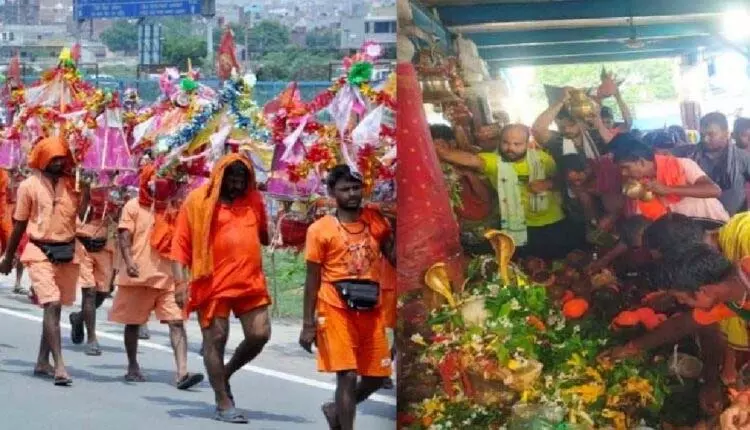 श्रावण के पहले सोमवार पर ओडिशा में शिव मंदिरों में भक्तों का उत्साह श्रावण के पहले सोमवार पर ओडिशा में शिव मंदिरों में भक्तों का उत्साह