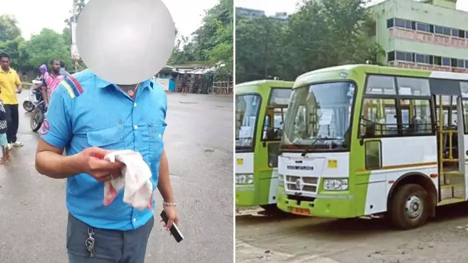 Cuttack : अमा बस कर्मचारियों पर हमला, 2 गिरफ्तार; सीआरयूटी ने निंदा की Cuttack : अमा बस कर्मचारियों पर हमला, 2 गिरफ्तार; सीआरयूटी ने निंदा की