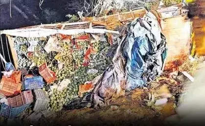 Annamayya जिले में ट्रक पलटने से 9 लोगों की मौत Annamayya जिले में ट्रक पलटने से 9 लोगों की मौत