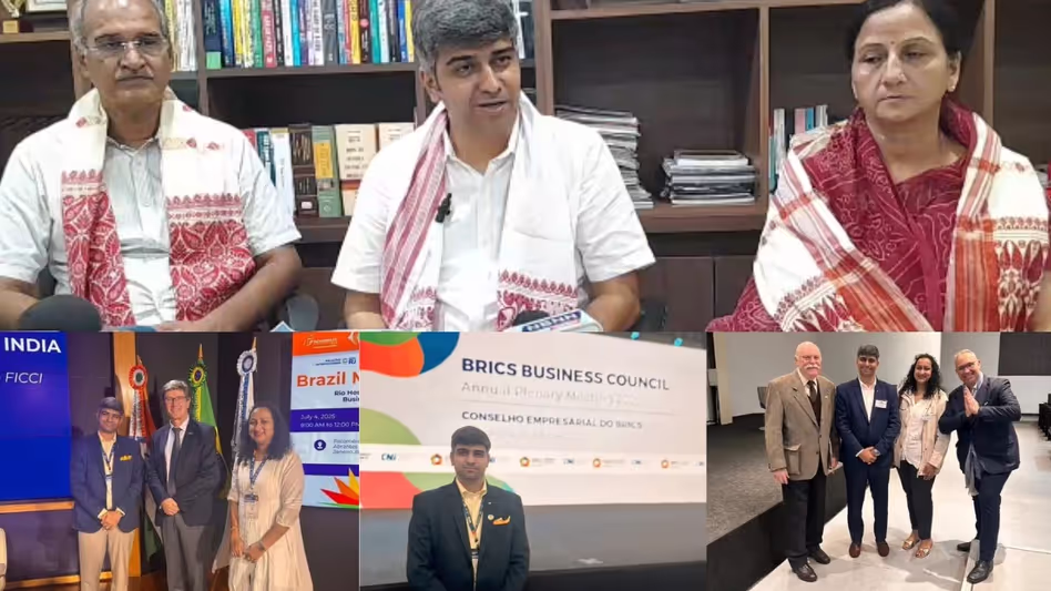 Assam के विक्रम बोथरा ने ब्राज़ील में ब्रिक्स 2025 शिखर सम्मेलन में चमक बिखेरी Assam के विक्रम बोथरा ने ब्राज़ील में ब्रिक्स 2025 शिखर सम्मेलन में चमक बिखेरी