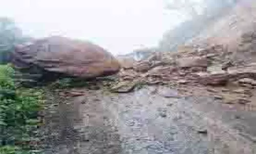 Himachal Pradesh:   भूस्खलन के कारण राष्ट्रीय राजमार्ग बंद