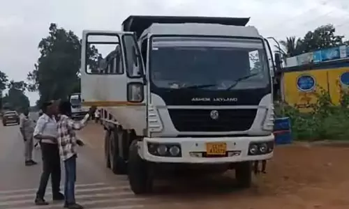 नशे में टुन्न टिप्पर चालक गिरफ्तार, हादसा टला